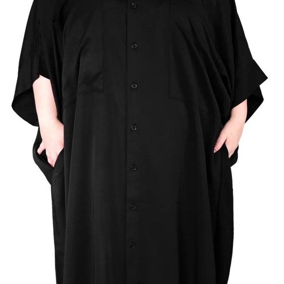 Foxblood Dresses & Skirts - Black Button-Up Arden Tunic Dress Foxblood Size M/L